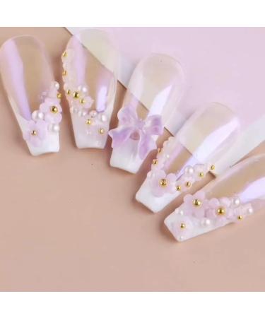 Flower Nail Charms Nail Rhinestone Nail Decoration Women Girls Valentines DIY Manicure Supplies (Color : C) - Buy Online on GoSupps.com