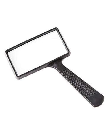 Reading Magnifier 10 Times Reading Hd Glass Rectangular Hand-Held Magnifying Glass Reading Newspaper Elderly Magnifying Mirror Lofty Ambition