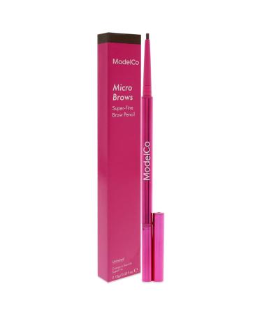 ModelCo Micro Brows Brown Pencil - Long-Wearing Water-Resistant Formula - Ultra-Fine Precision for Defined, Filled Brows - Universal Shade - 0.035 Oz - Buy Online on GoSupps.com