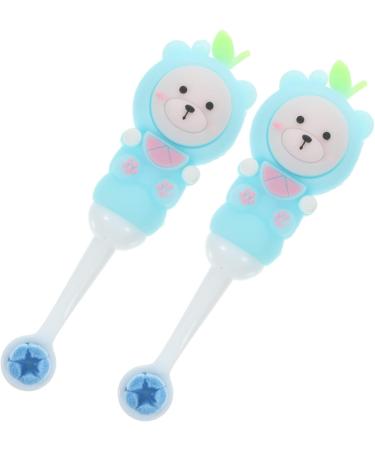 Ipetboom 8 STK Kids Toothbrush Set - Soft Bristles Travel Toothbrushes for Toddlers | Cute Bear & Sweet Fruit Designs - Buy Online on GoSupps.com