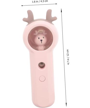 POPETPOP handheld Cartoon Hydrating instrument Deep Cleaning face steamer thermal sprayer for salon abs face streamers facial simple pink steamer vocal steamer for singers - Buy Online on GoSupps.com