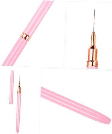 minkissy Pedicure Tools Nail Art Drawing Pen Pinceles Para Acrilico U as Para U as Acrilicas Manicure Tools Professional Nail Liner Brush Nail Liner Pen Nail Tech Must Haves Paint Pen 17.9x1cm Pink 2 - Buy Online on GoSupps.com