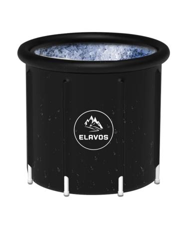 ELAVOS Ice Bath/Recovery Tub Perfect for Post Workout Cold Water Therapy Lid Included Adult Sized with Metal Struts for Enhanced Stability