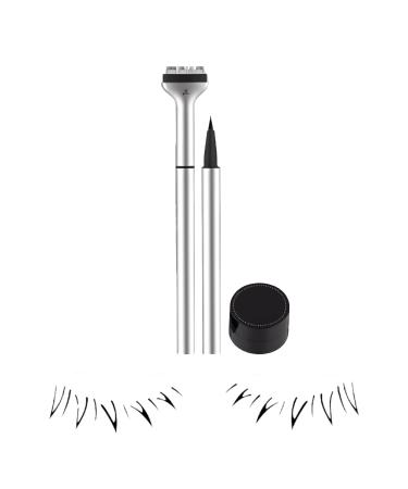 Lower Lash Stamp Lower Lash Stamp With Ink Lower Eyelash Stamps Quick Eye Makeup Tool Lower Lashes Extensions Stamps Eye Makeup Tool Natural Look For Make Up Beginner (Black)