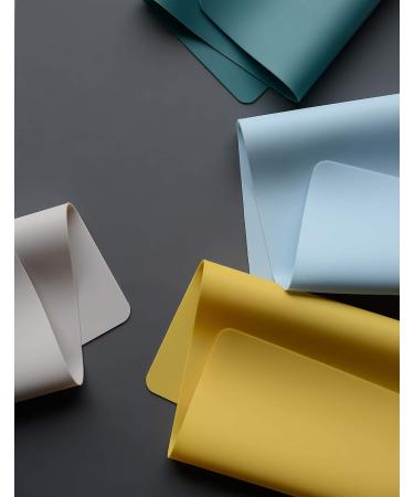 Whalesee Set of 4 Silicone Placemats - Food Grade, Waterproof, Stain-Proof, Anti-Slip, Heat-Resistant - Green Children's Placemat Set - Buy Online on GoSupps.com