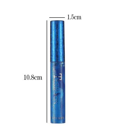 Kisshine Shimmer Blue Liquid Eye Shadow - High Pigment Party Cosmetics Gift for Women and Girls - Blue 4 - Buy Online on GoSupps.com