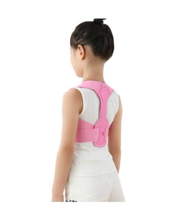 ZZSRX postponement correction adjustable reservation corrector for children and adolescents posture coach Support of the spine improve the attitude children's attitude corrector unisex pink small pink