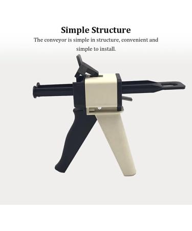 twcrvil Gun Mixing Delivery Rubber for Dental Mixing Tool Glue Caulking Universal Professional Gingiva Repair Clinic Hospital - Buy Online on GoSupps.com