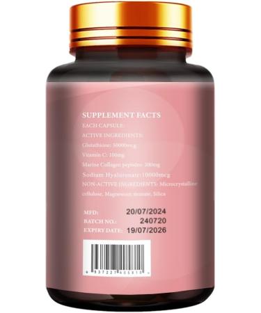 Glutathione 500mg Supplement with Milk Thistle & Alpha Lipoic Acid - Free Radical Neutralizer 90 Vegetarian Capsules - Buy Online on GoSupps.com