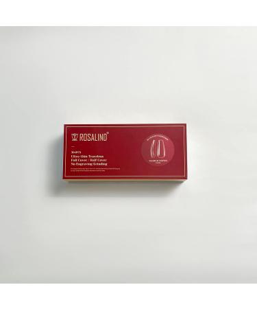 Rosalind Full Cover Medium Ballerina Nail Tips - 504pcs Clear Gel Nail Tips for Nail Art | 12 Sizes in Box - Buy Online on GoSupps.com