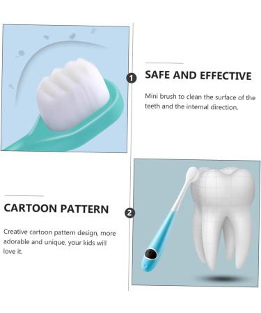 Gatuida 3pcs Three-Dimensional Child Toothbrush Set - Soft Bristles for Kids' Dental Care - Buy Online on GoSupps.com