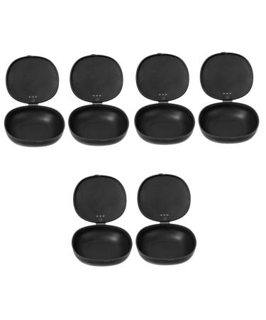 Gleavi 6 pieces Storage box pacifier container silicone holder silicone container period cup periode cup cup sterilizer silicone box blackx3st 1 piece (1 Pack)