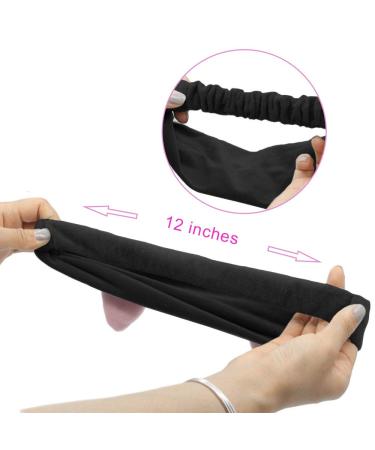 Buy Black Cat Ears Hair Band for Women | Elastic Comfortable Makeup Headband for Yoga & Beauty - Buy Online on GoSupps.com