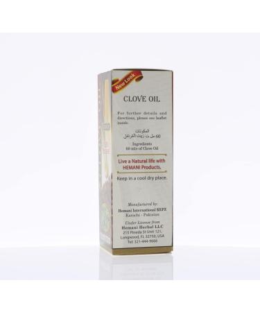HEMANI Clove Oil 60mL (2 FL OZ) - Edible Oil - Buy Online on GoSupps.com