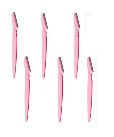 Facial razor women Face razor Eyebrow Razor Dermaplaning Razor eyebrow razor eyebrow shaving razor for women dermaplaning tool dermaplaning pink 6PCs