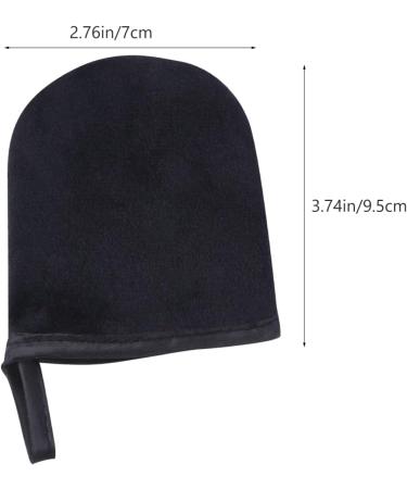 4pcs Mini Self Tanning Mitts Tanning Applicator Glove Cream Lotion Mousse Cleaning Mitt Blackx2pcs 9.5X7cmx2pcs - Buy Online on GoSupps.com