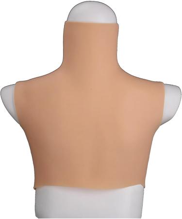 Knobco Hoher Collar Half-Length Realistic Silicone Fake Breasts for Enhanced Curves | International Shipping Available - Buy Online on GoSupps.com