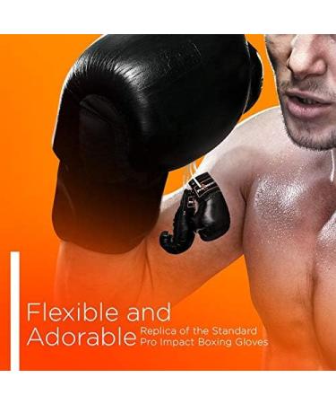 Pro Impact Mini Boxing Gloves - Christmas Ornament & Souvenir - 1 Pair Orange - Buy Online on GoSupps.com