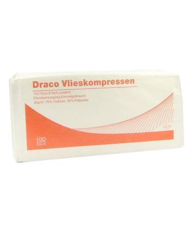 NONWOVEN COMPRESSES 10x10 cm non-sterile 8-ply 100 pcs