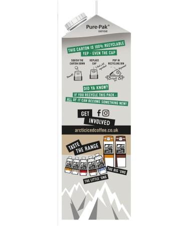 Arctic Coffee Caf Latte 1L - Rich and Creamy Ready-to-Drink Beverage - Buy Online on GoSupps.com