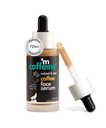 mCaffeine Coffee Hydrating Face Serum for Glowing Skin | Vitamin E & Hyaluronic Acid | Facial Serum for Sun Protection  Dark Spots & Hyperpigmentation Treatment |Suitable for All Skin Types 1.35 fl Oz