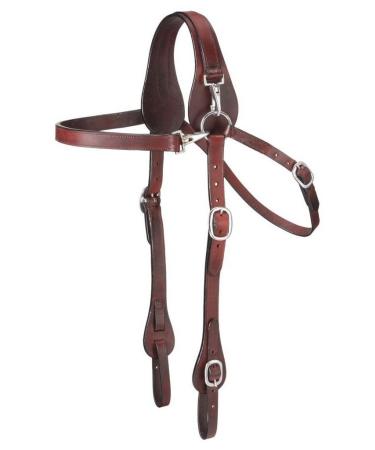 Tough-1 Leather Mule Browband Headstall