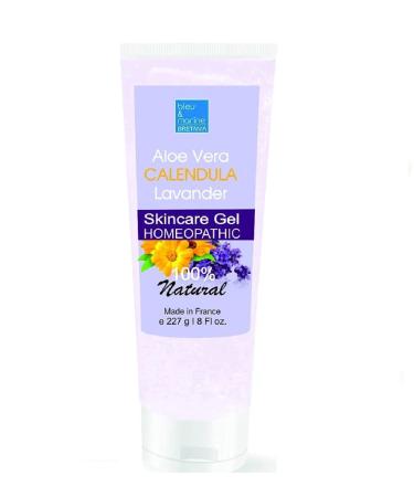 bleu & marine Bretania Pure Aloe Vera Calendula and Lavender Oil Gel 227 g. Protective gel for diaper changes After shaving and waxing Soothing and protective - Bretania navy blue