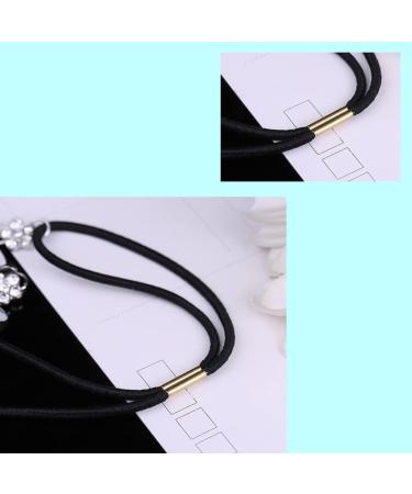 Women Silver Rhinestone Flower Hair Band Elastic Headband Hair Band - Buy Online on GoSupps.com