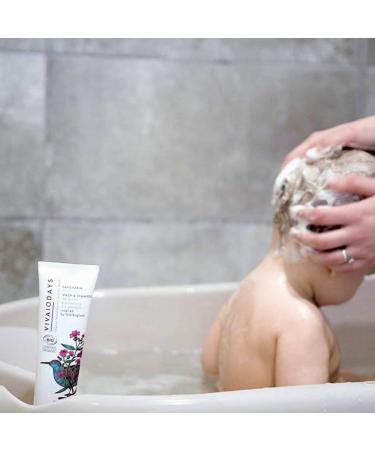 VIVAIODAYS Organic Saponaria No-Tears Wash & Shampoo 5.1 fl.oz. | 150ml - Buy Online on GoSupps.com