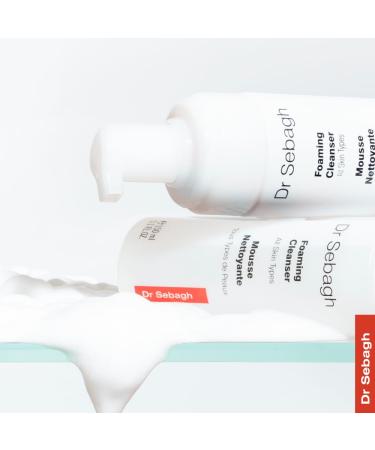 Dr Sebagh Foaming Facial Cleanser - Daily Purifying & Toning Foam for All Skin Types - 5.1 fl. oz. Face Wash for Women & Men - Buy Online on GoSupps.com