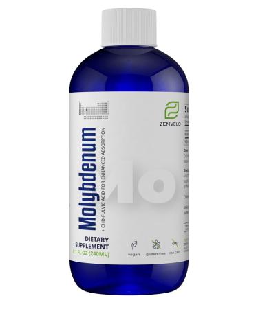 Liquid Ionic Molybdenum | 96 Day Supply | Trace Mineral | Body Disposition | Energy Support | Restful Sleep