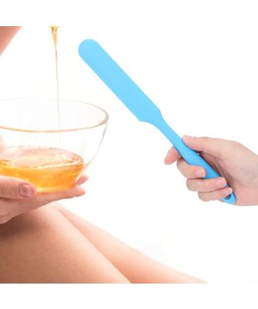 Wax Spatula - Reusable Silicone Hair Removal Applicator for Home Salon & Wax Warmer (Blue) - International Shipping - Buy Online on GoSupps.com