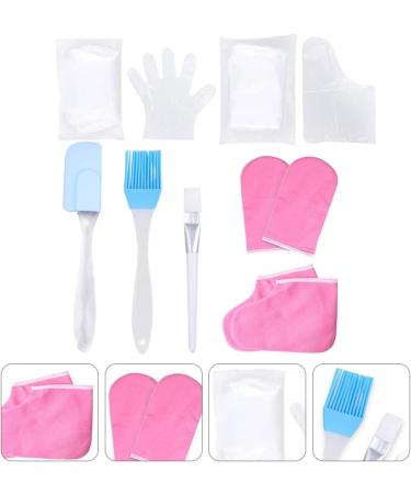Beaupretty Paraffin Wax Mitts 1 Set Hand and Foot Care Set Lining Pp Product Work Spa Exfoliating Scrub Gloves Pink - Buy Online on GoSupps.com