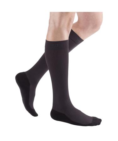 Medi Medive Active compression stockings |Compression knee stockings with heel reinforcement |KKL 2 |Anthracite |Size: IV |Slow tip |Short