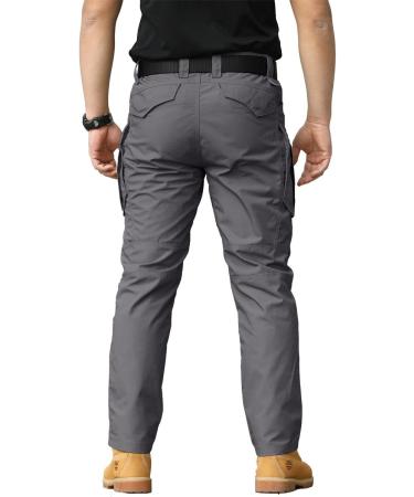 CARWORNIC Men's Tactical Pants - Waterproof Cargo Military Outdoor Pants 30W/30L in Dark Gray | Shop Now for International Shipping - Buy Online on GoSupps.com