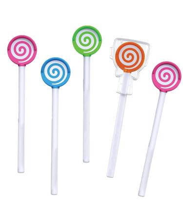 Adore Tongue Cleaner for Children with Safety Case and Candy Design Pack of 5
