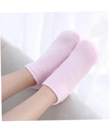 POPETPOP 1 Pair Invisible Socks Womens Socks Non Skid Socks Thick Socks Lotion Socks Silk Socks Slipper Socks Foot moisturising Socks Features Socks for Women Toe Socks Miss Heel Non-Slip 22.5*8cm - Buy Online on GoSupps.com