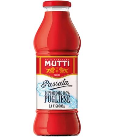 Mutti Passata Tomato Puree Pugliese 400 Gram x 5 Pieces - Buy Online on GoSupps.com