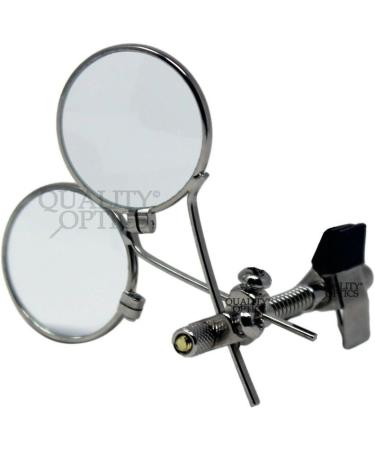 Quality Optics USA 2 Lens Clip-On Eye Loupe Magnifier - Magnifying Glass - Buy Online on GoSupps.com