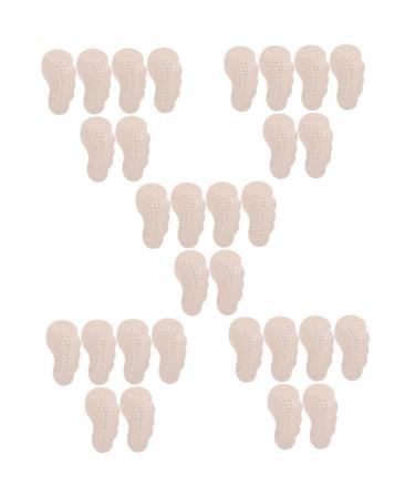 NOLITOY 15 Pairs Anti Slip Stickers for High Heels Compact Forefoot Pads Inserts for Shoes Women Comfort Compact Foot Pads Womens High Heels Non-Slip Mat Women's Pigskin Absorb Sweat