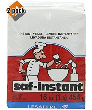 Saf Instant Yeast, 1 Pound Pouch - 2 Pack