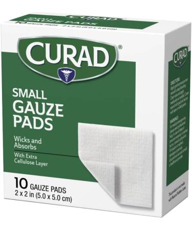 Curad Non-Woven Pro-Gauze 2x2 - 10 Count x 6 Packs - Buy Online on GoSupps.com