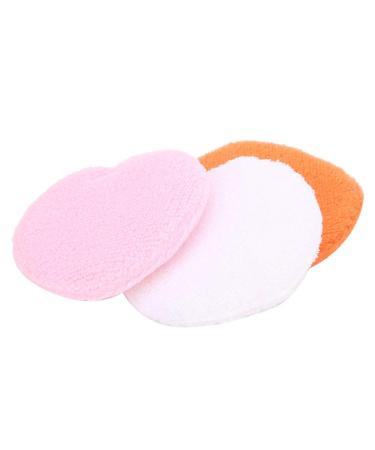 Reusable Round Cookie Shape Makeup Removal Puffs - 3pcs Facial Cotton Pads | Eco-Friendly Beauty Tool - Buy Online on GoSupps.com