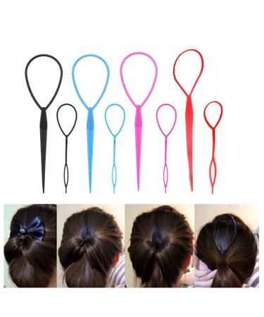 4 Pairs Hair Braid Accessories & Ponytail Makers for Women - French Braid Tools Set - Buy Online on GoSupps.com