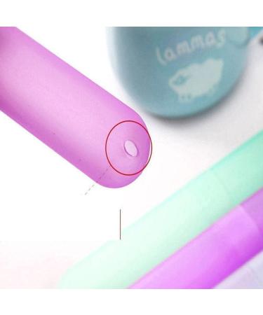Qeotoh Portable Travel Toothbrush Box - Compact Toothbrush & Toothpaste Storage Ideal Travel Wash Box & Cup for Convenience - Buy Online on GoSupps.com