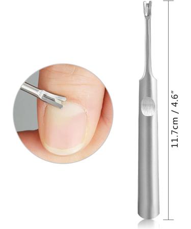 Stainless Steel Cuticle Remover & Cutter Set for Manicure Pedicure - Anti-slip Nails Cleaner & Trimmer - Buy Online on GoSupps.com