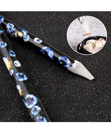 12-Piece Rhinestone Picker Dotting Pen Set for Nail Art DIY Decoration - Buy Online on GoSupps.com