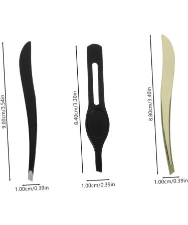 Angoily 2 Sets Metal Eyebrow Slant Tip Tweezers Stainless Steel Eyebrow Clip Stainless Steel Eyebrow Tweezer Eyebrow Clip Tweezers Eyebrow Clips Splinter Tweezers Miss Make up Makeup Tools - Buy Online on GoSupps.com