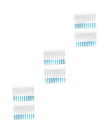 Minkissy 240 StK interdental brush prosthesis cleaning brush braces toothed teeth teeth toothbrush tooth flap for braces select orth clean donor food retail pp 1 piece (1 Pack) bluex3stk