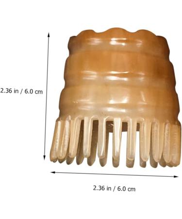 Tovinanna Horn Shampoo Massage Comb | Natural Hair Washing & Scalp Massager for Smoother Hair - Buy Online on GoSupps.com